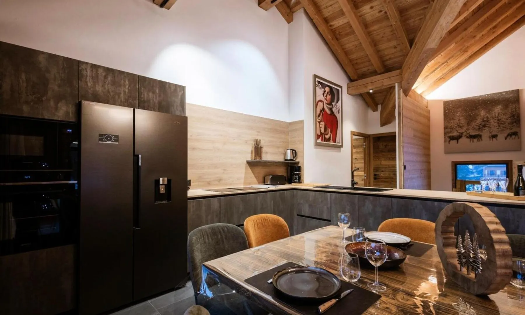 Chalet Le Cervin - Chalet En Triplex 14 Personnes 5 Expose Sud-Est Mae-7551 Valloire