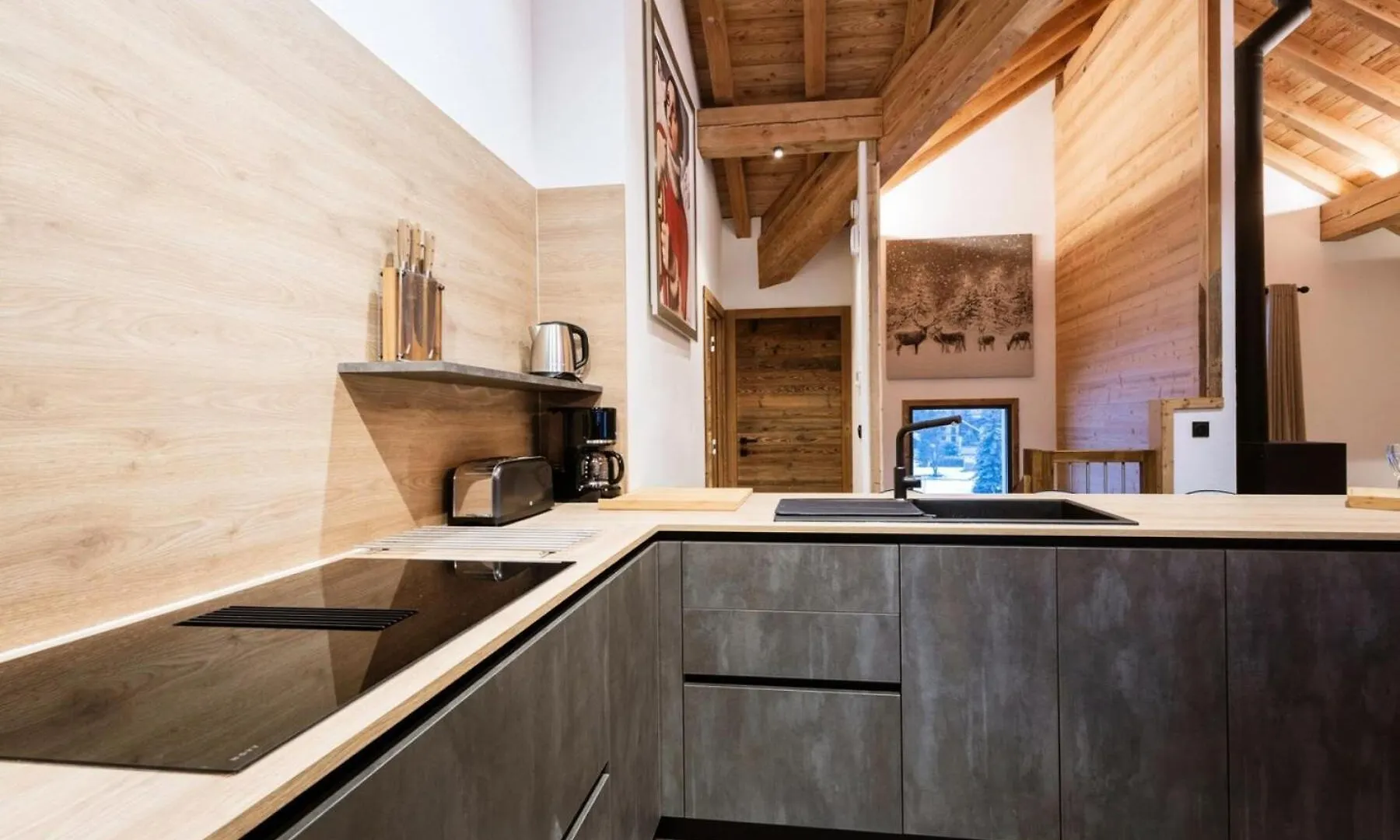 Chalet Le Cervin - Chalet En Triplex 14 Personnes 5 Expose Sud-Est Mae-7551 Valloire