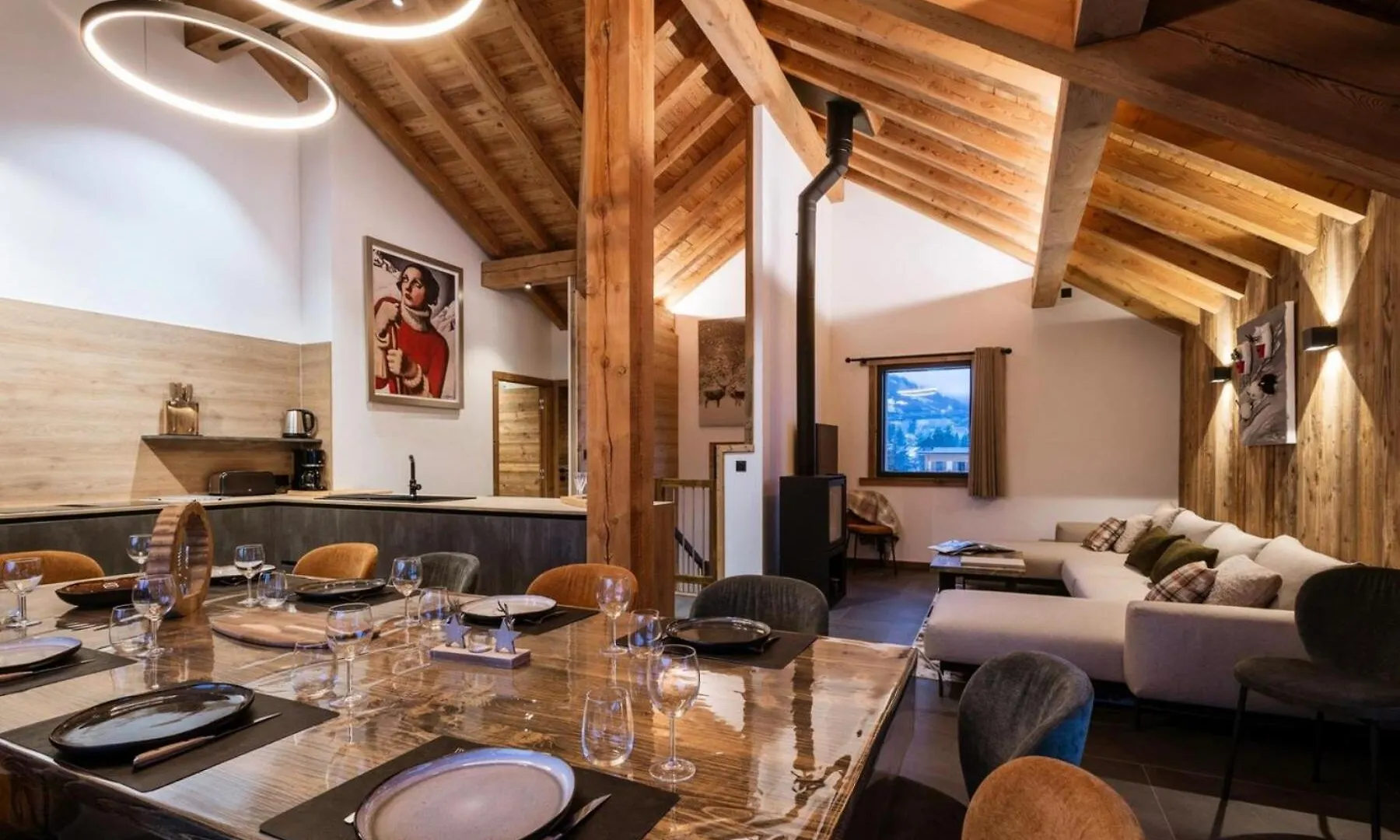 Chalet Le Cervin - Chalet En Triplex 14 Personnes 5 Expose Sud-Est Mae-7551 Valloire 0*,  Francia